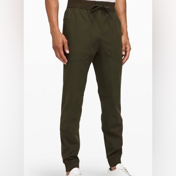 Lululemon Dark Olive Green ABC Jogger Mens M - Picture 1 of 5